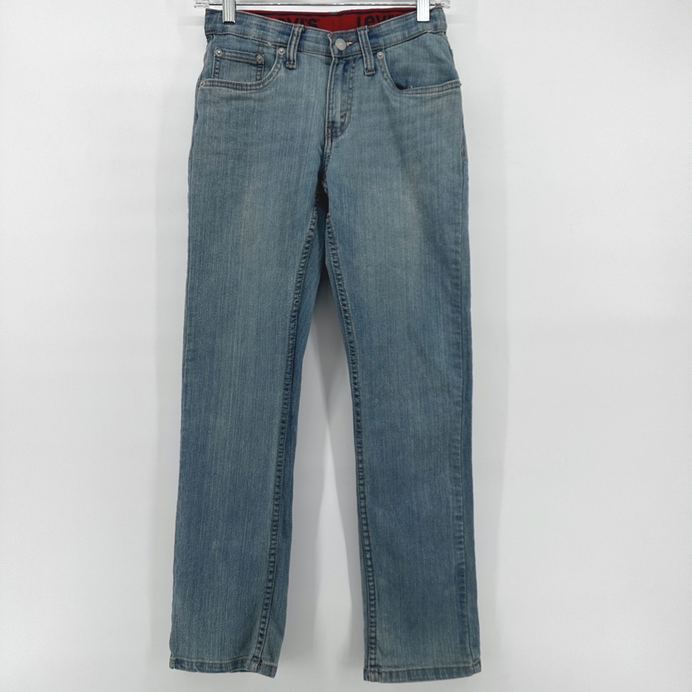 Levis 511 Slim Fit Jeans Kids Size 12 Reg Medium Wash Blue Denim J946-M5W